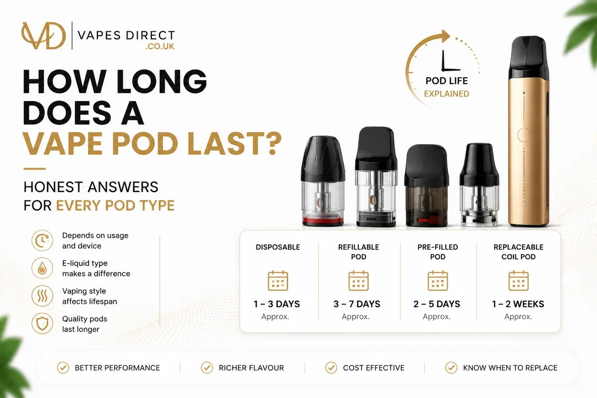 Puff ve Pod Kullanım Ömrü Karşılaştırması