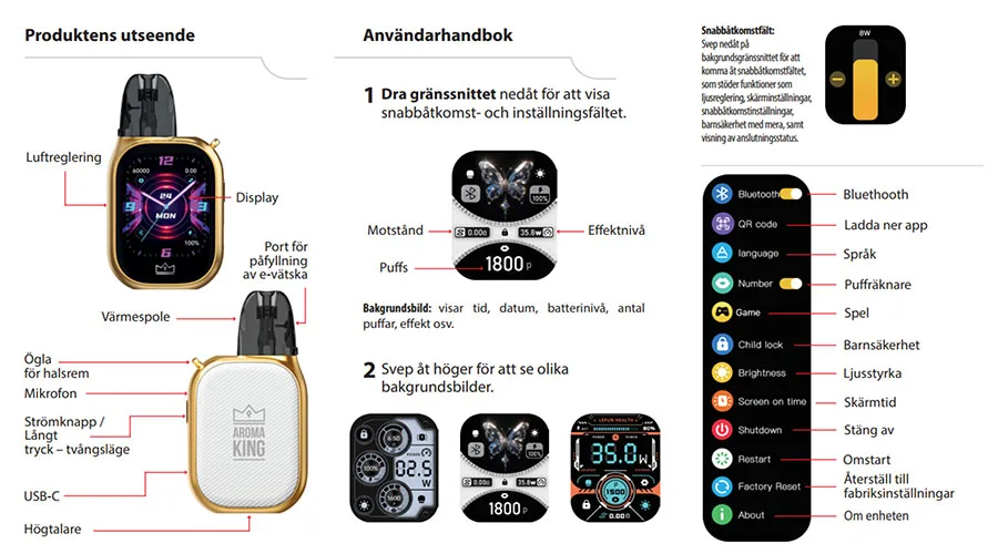 Aroma King Orijinallik Doğrulama model görseli