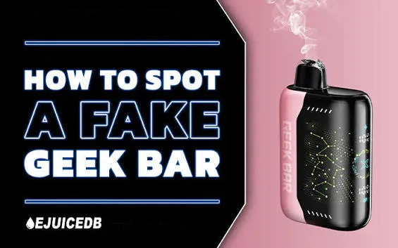 Geek Bar Orijinallik Doğrulama model görseli