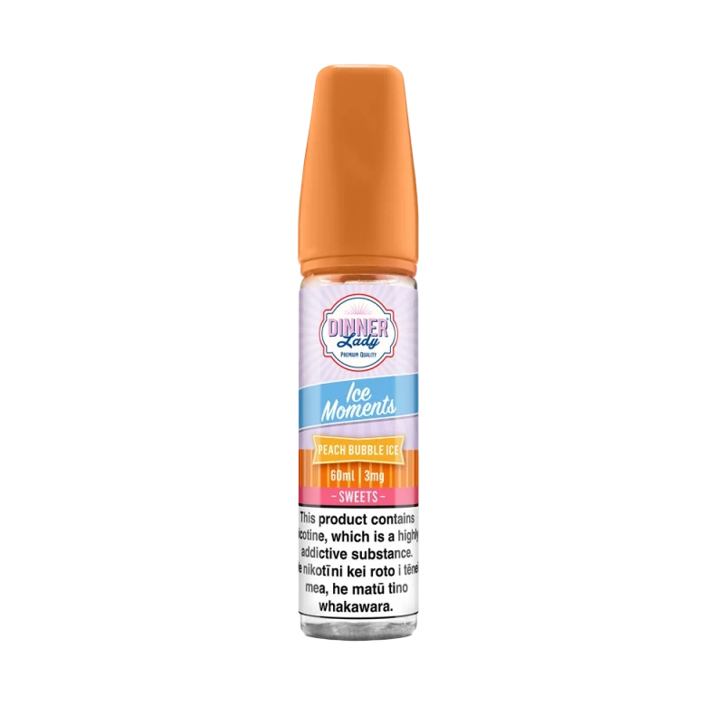 Dinner Lady Peach Bubble Ice Likit