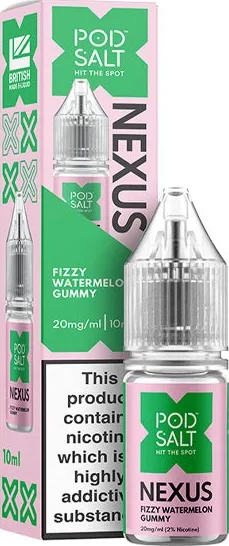 Nexus Fizzy Watermelon Gummy 10ml Nicotine Salt E-Liquid