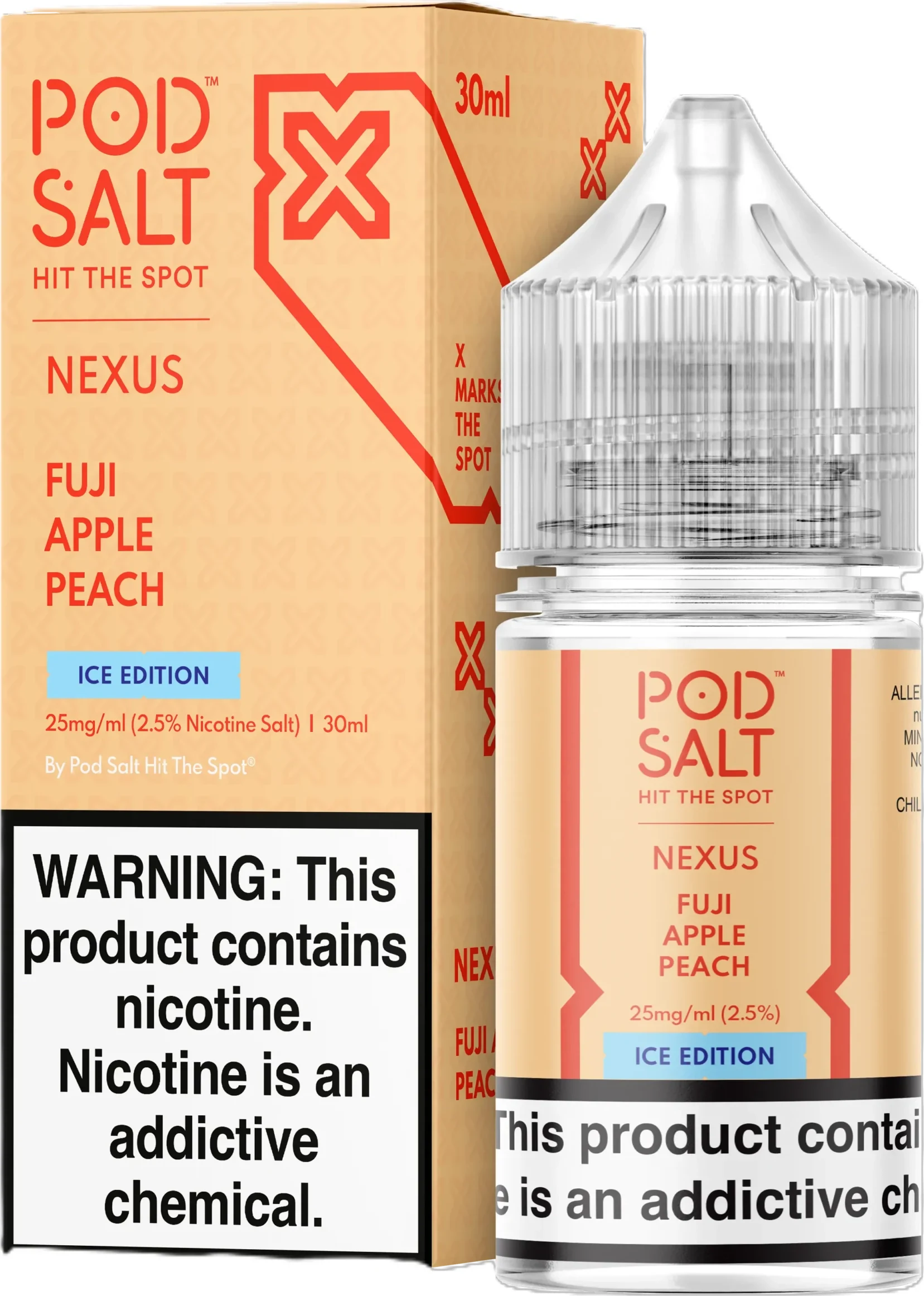 Pod Salt Fuji Apple Peach Ice