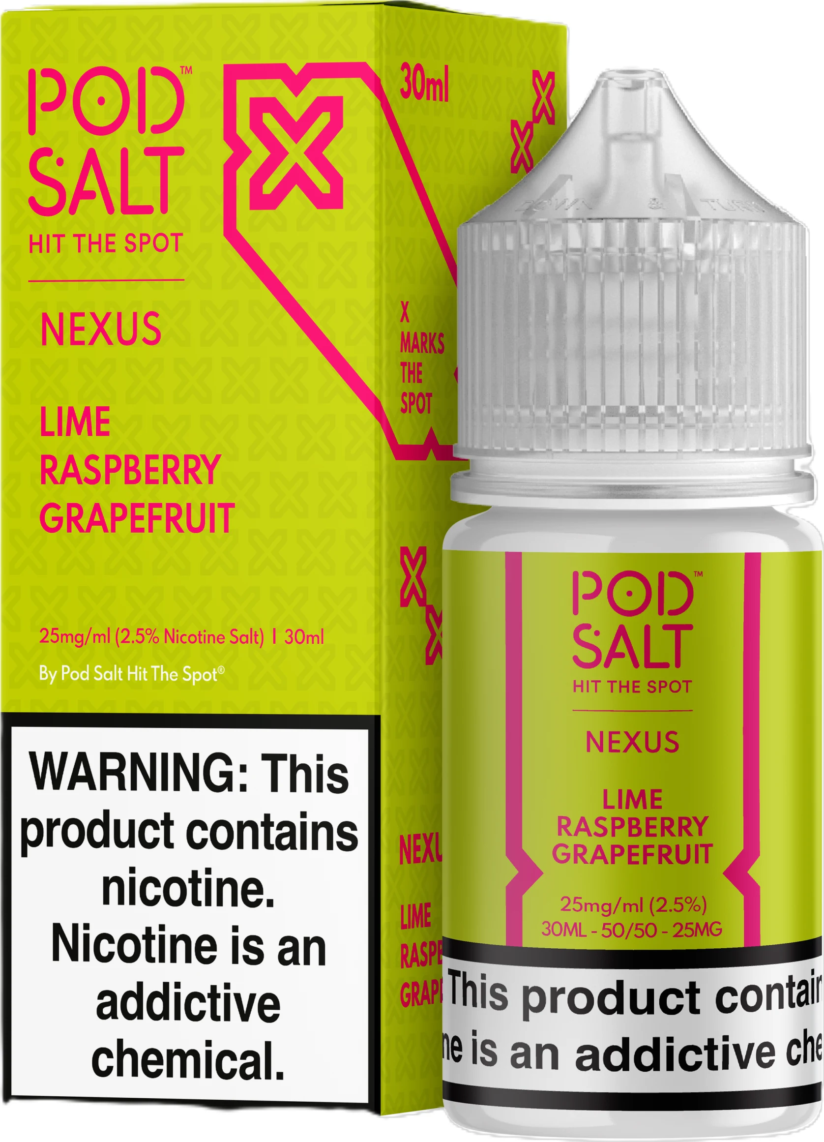 Pod Salt Lime Raspberry Grapefruit Likit