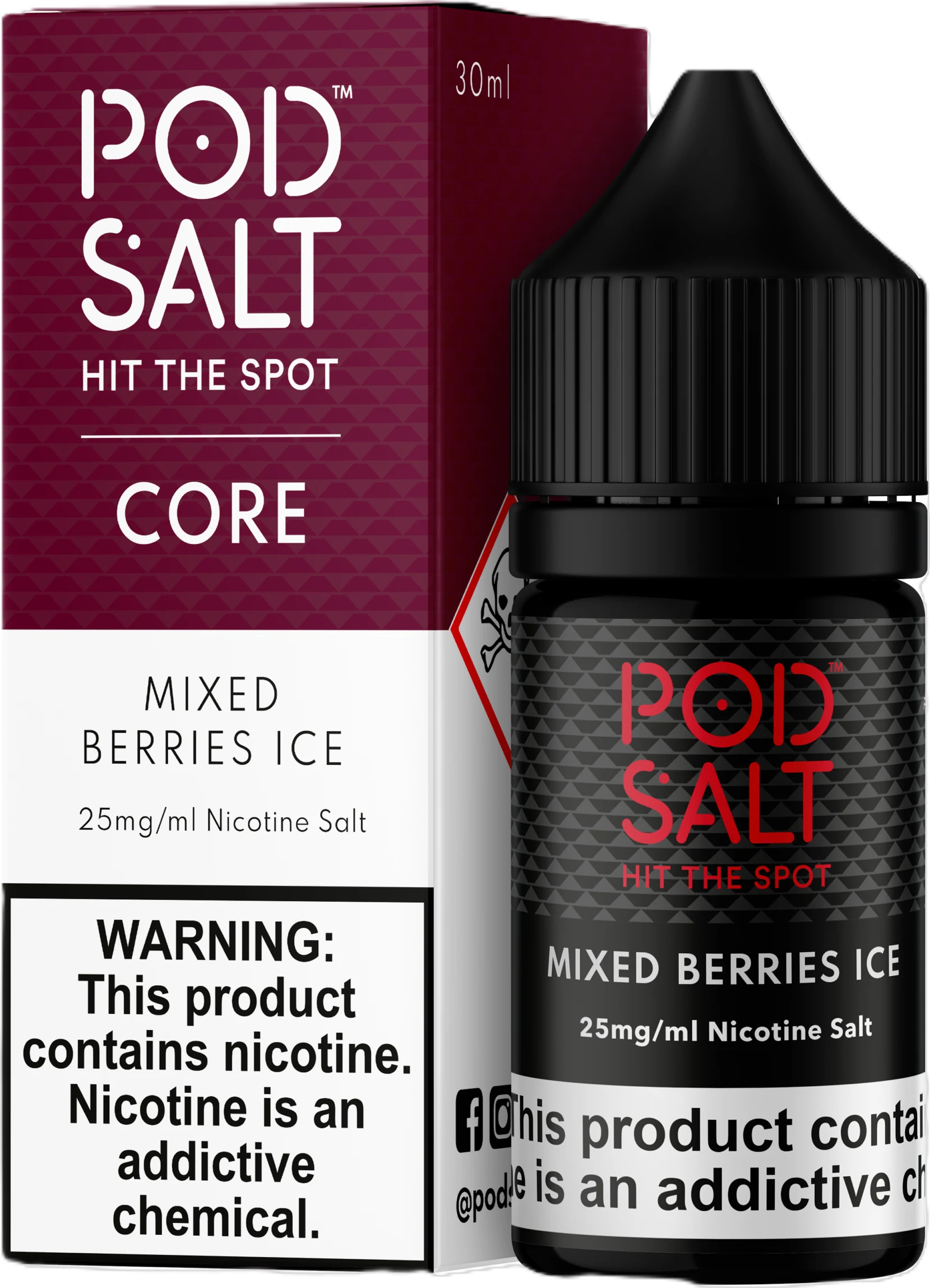 Pod Salt Mixed Berries Ice Likit