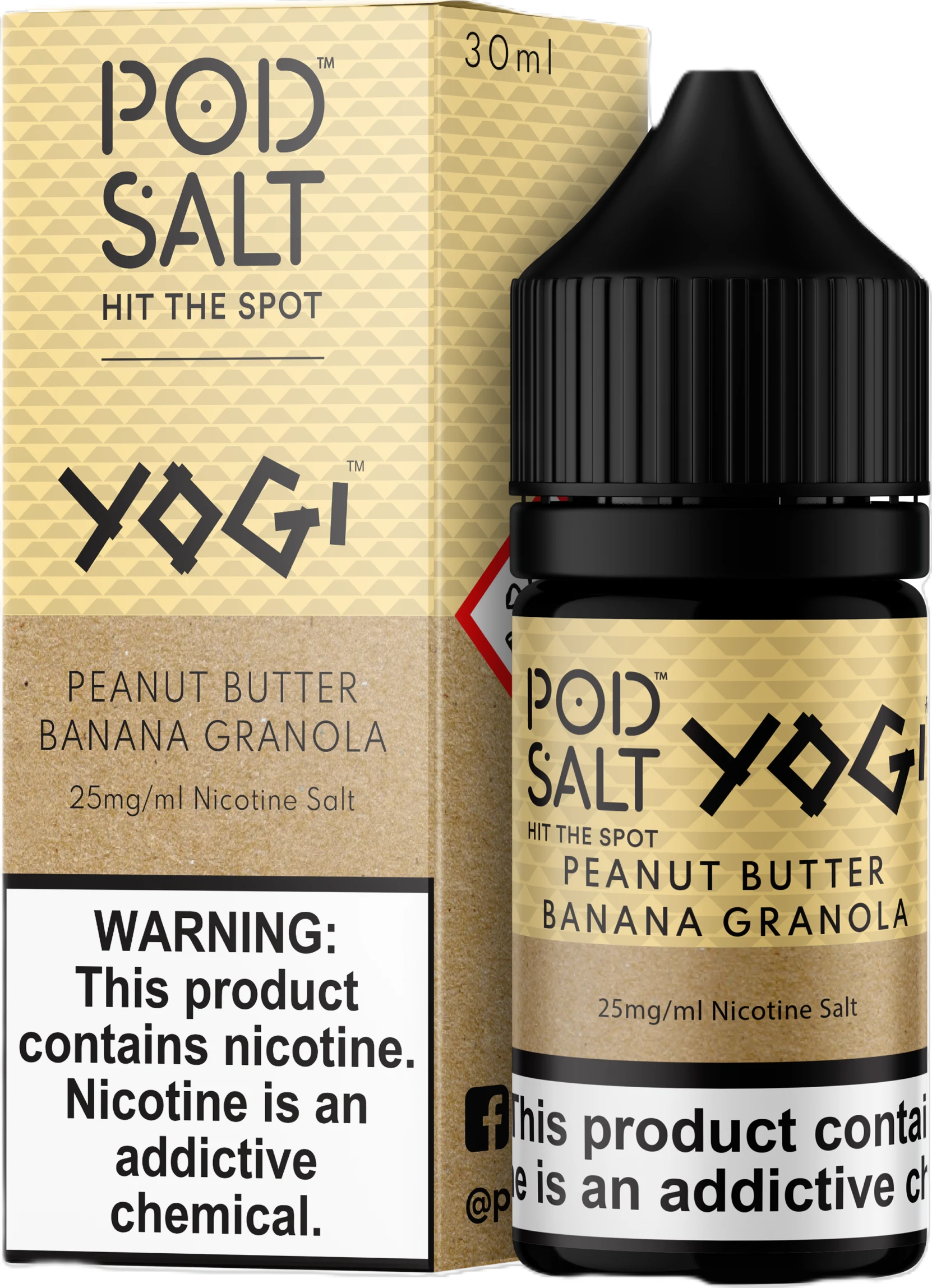 Pod Salt Peanut Butter Banana Granola Likit