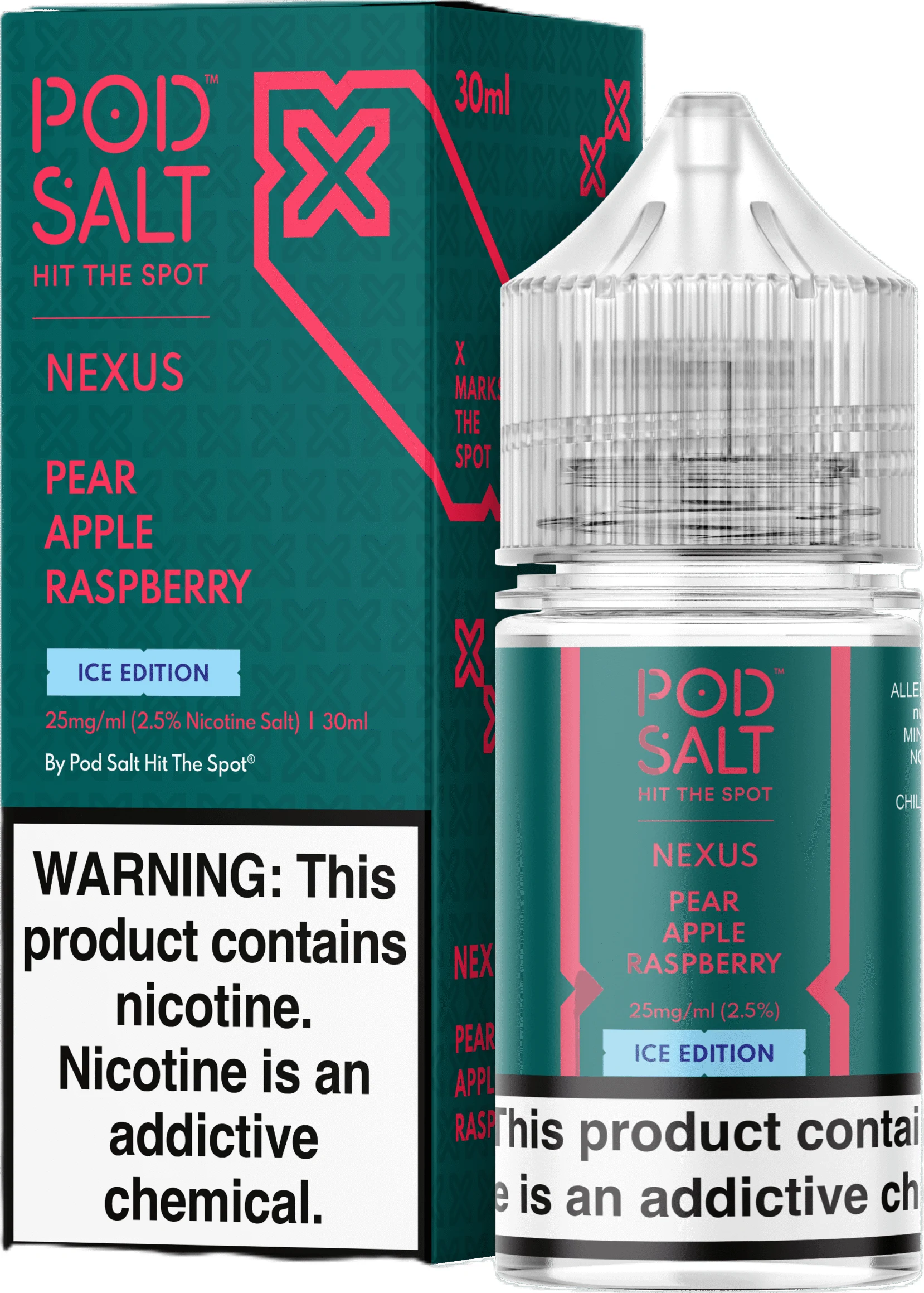 Pod Salt Pear Apple Raspberry Likit