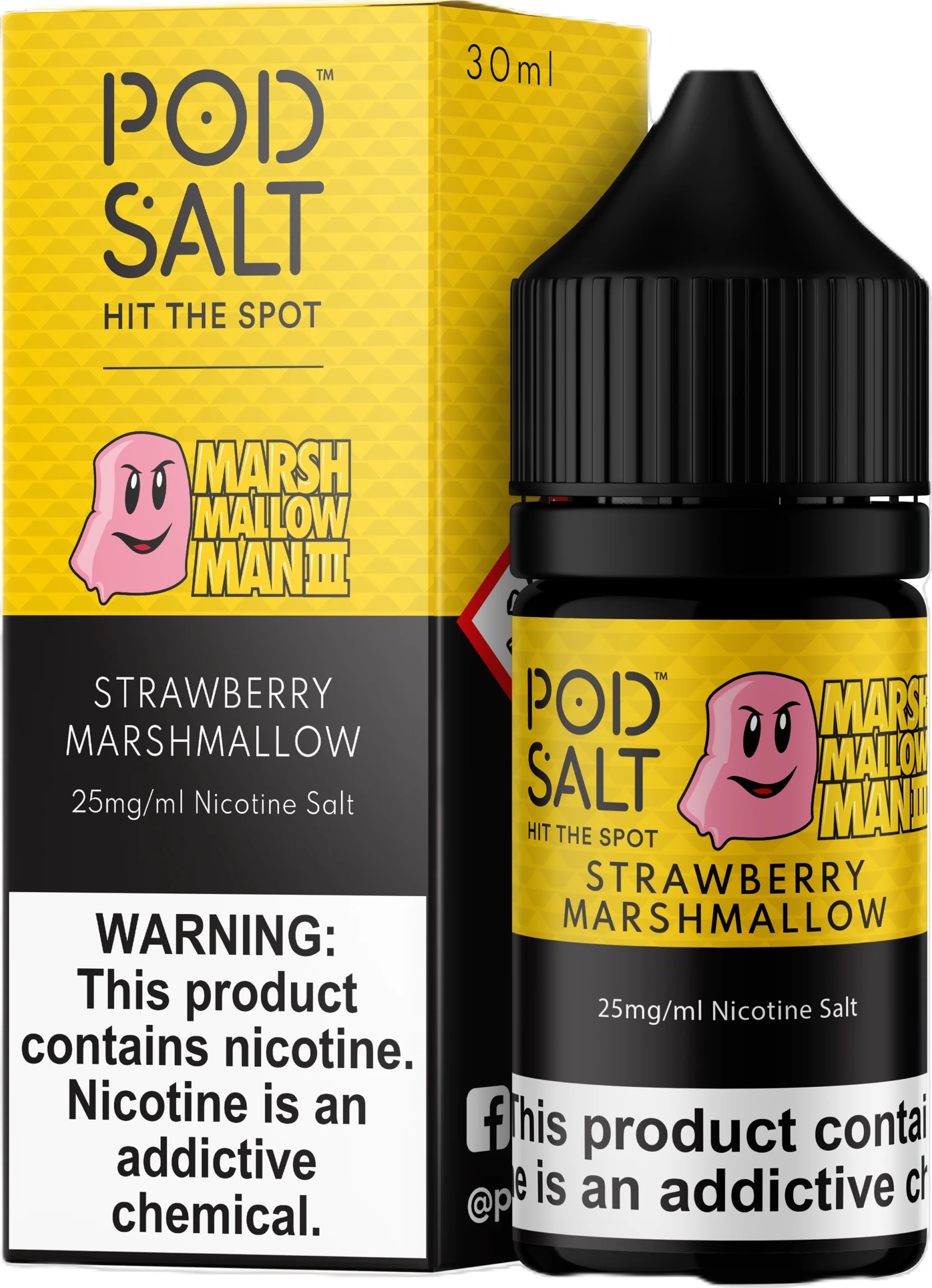 Pod Salt Strawberry Marshmallow Likit