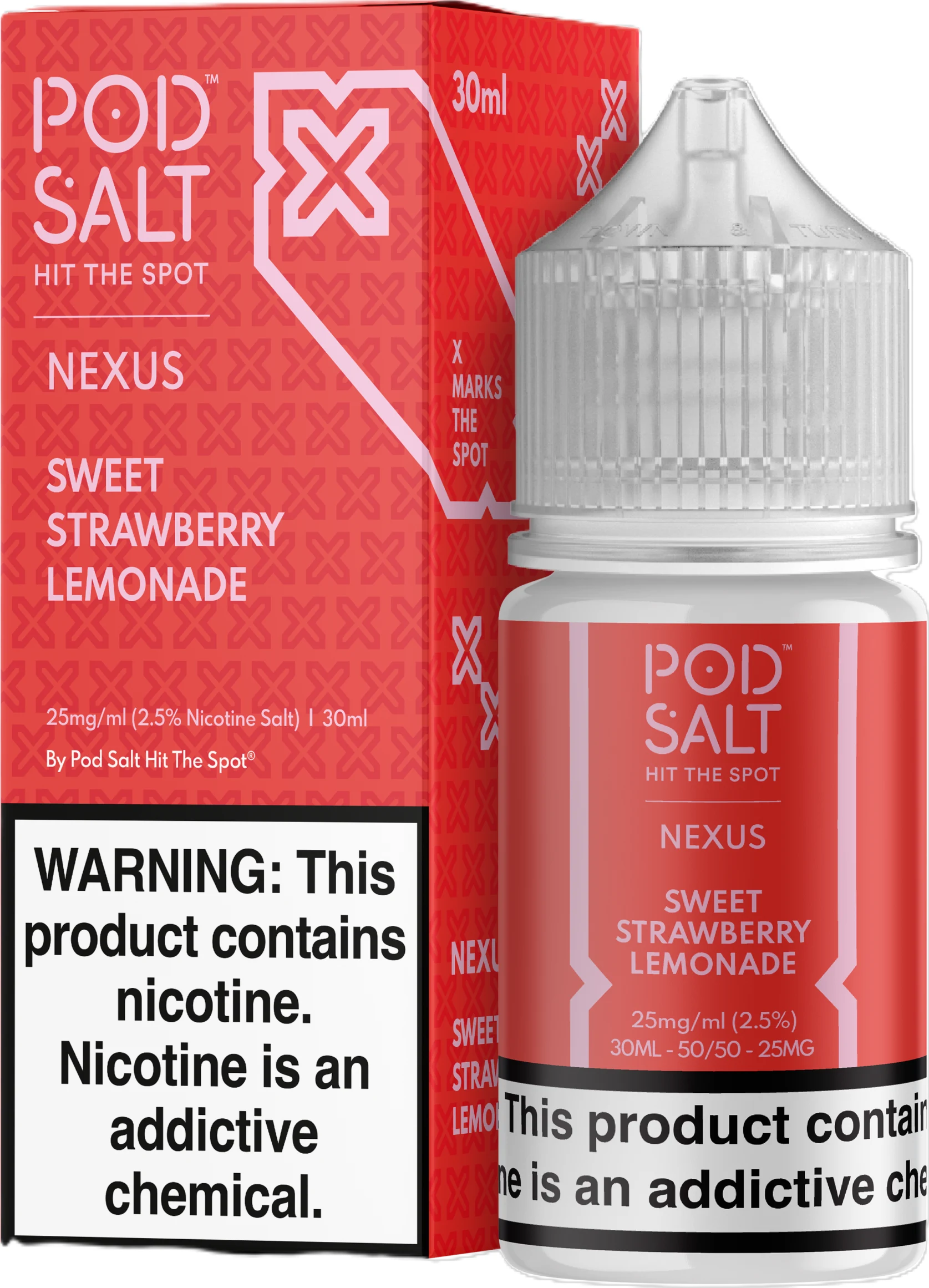 Pod Salt Sweet Strawberry Lemonade Likit