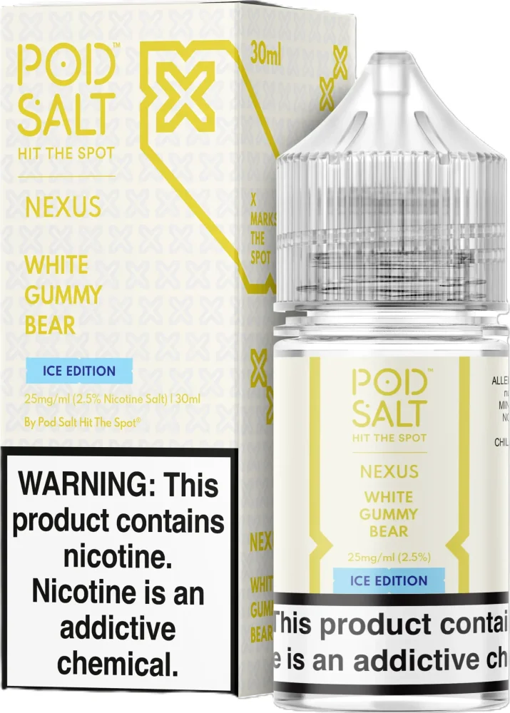 Pod Salt White Gummy Bear Ice