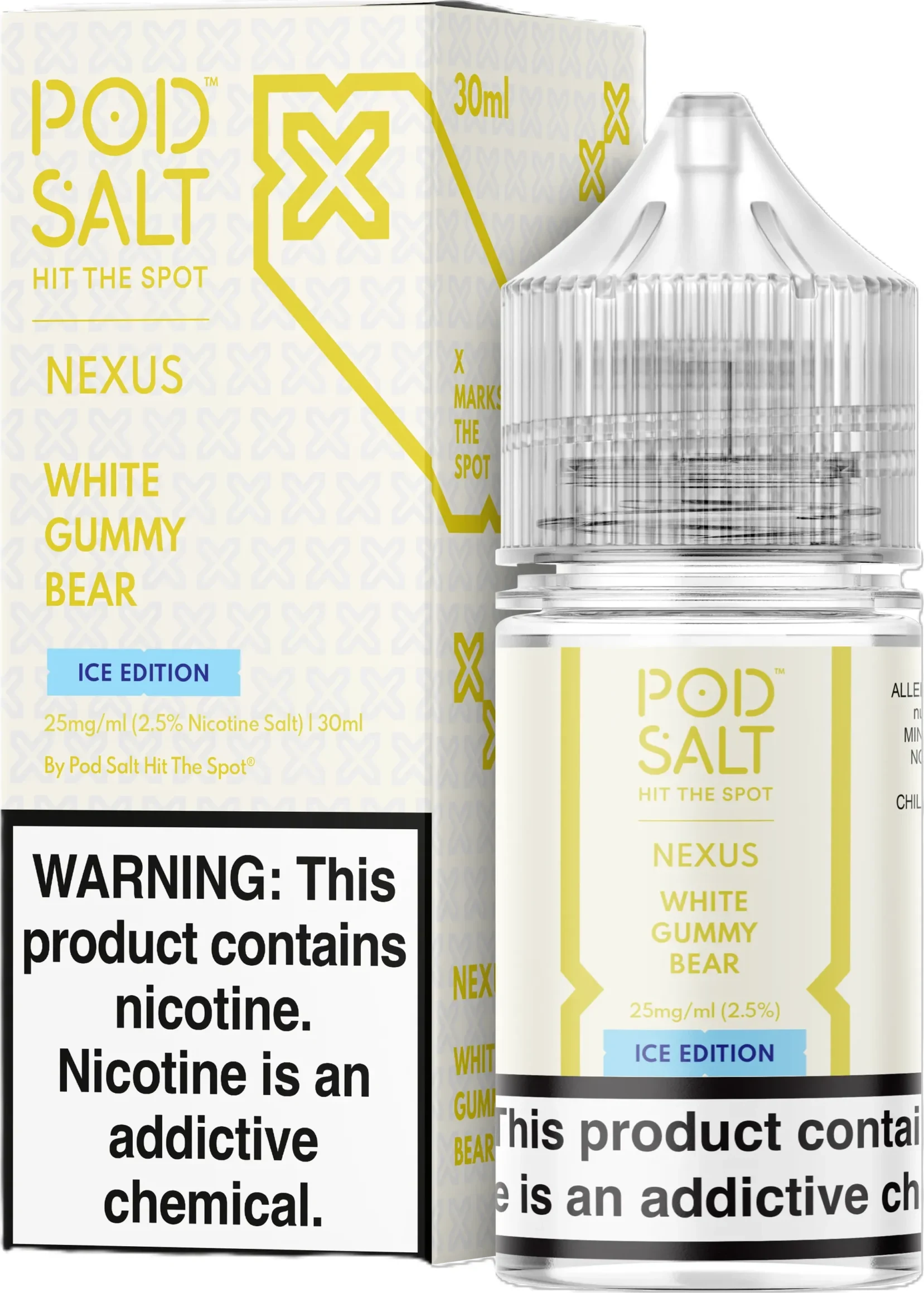 Pod Salt White Gummy Bear Ice